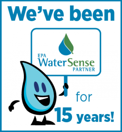 EPA WaterSense Partner for 15 Years Graphic
